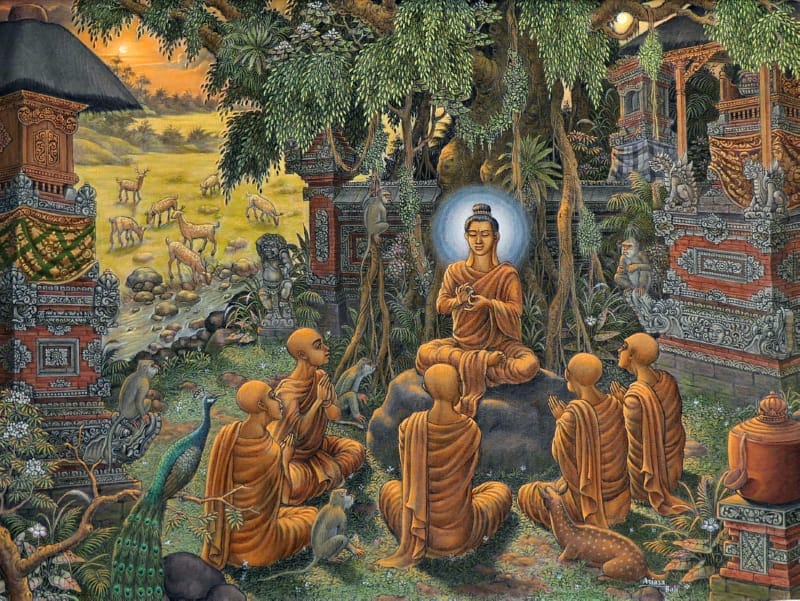 Buddhan opetusura alkaa